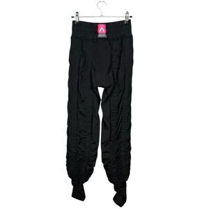 AGOGIE Resistance Pants S40+ Black Women Workout Leggings Small